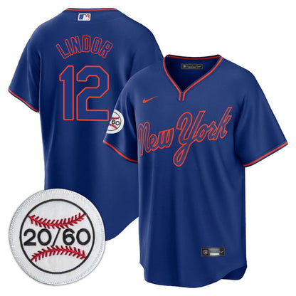 NYM Limited Jersey - 2001 Patch - Stitched