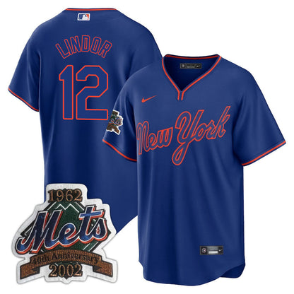 NYM Limited Jersey - 2002 Patch - Stitched