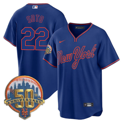 NYM Limited Jersey - 2012 Patch - Stitched