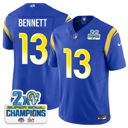 LAR 2-Time Champions Patch Vapor Limited Jersey - Stitched 1