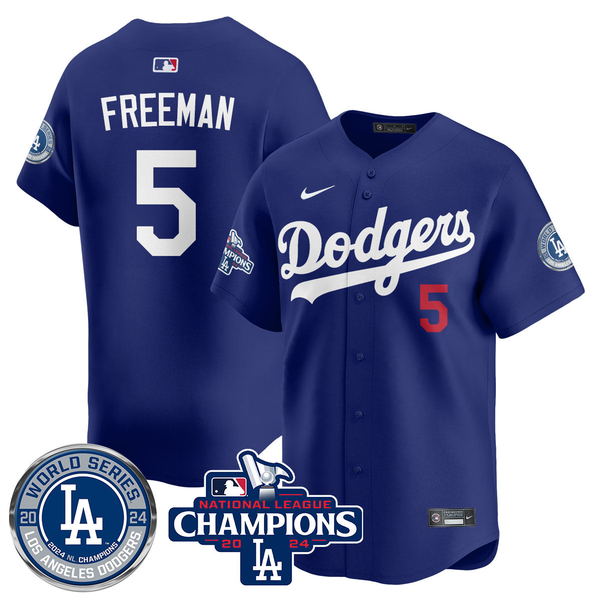 LAD World Series NL Champions Jersey - Stitched