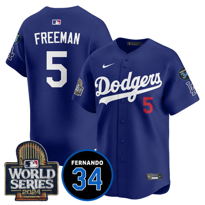 Dodgers Fernando Valenzuela Memorial Jersey - Stitched