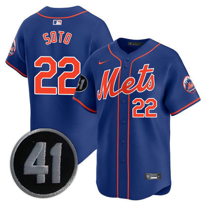 NYM Limited Jersey - 2020 Patch - Stitched