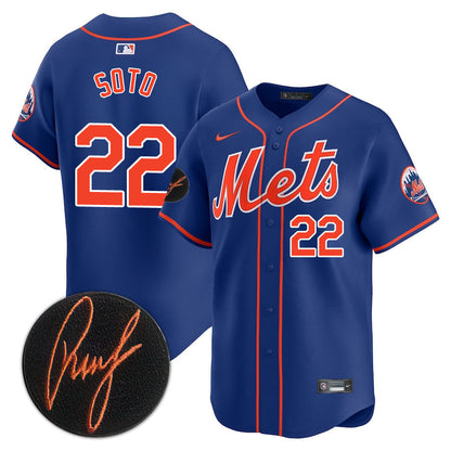 NYM Limited Jersey - 2018 Patch - Stitched