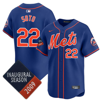 NYM Limited Jersey - 2009 Patch - Stitched