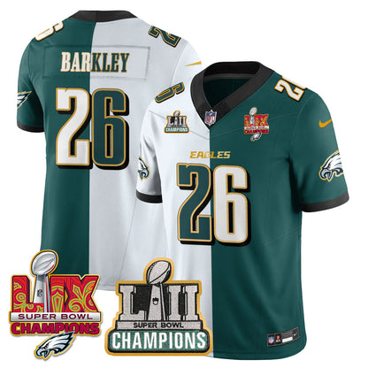 PHI LII-LIX Super Bowl Champions Vapor Limited Gold Jersey - Stitched