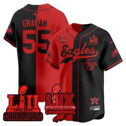 PHI Stranger Things Vapor Limited Baseball Jersey - Stitched