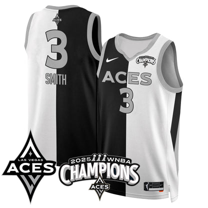 Las Vegas Aces 2025 WNBA Championship Jersey - Stitched