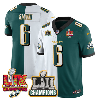 PHI LII-LIX Super Bowl Champions Vapor Limited Gold Jersey - Stitched