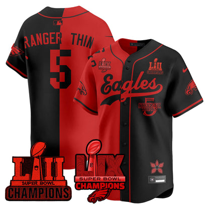 PHI Stranger Things Vapor Limited Baseball Jersey - Stitched