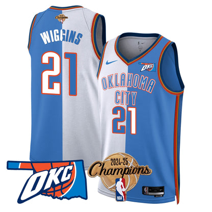 OKC 2024-25 Champions Jersey - Stitched