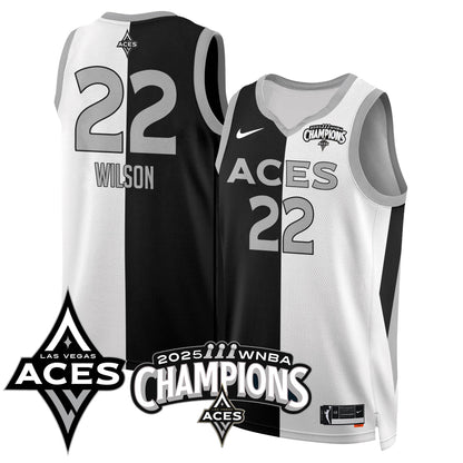 Las Vegas Aces 2025 WNBA Championship Jersey - Stitched