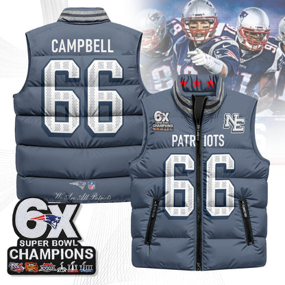 NE 6-Time Champions Unisex Puffer Vest