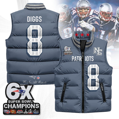 NE 6-Time Champions Unisex Puffer Vest