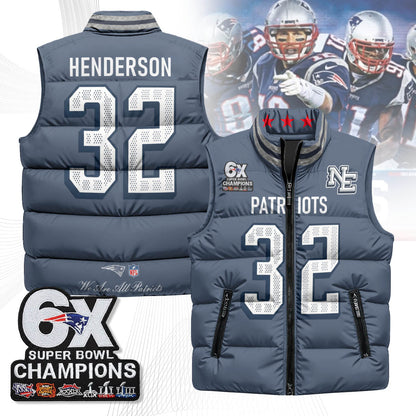 NE 6-Time Champions Unisex Puffer Vest