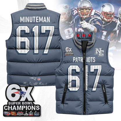 NE 6-Time Champions Unisex Puffer Vest