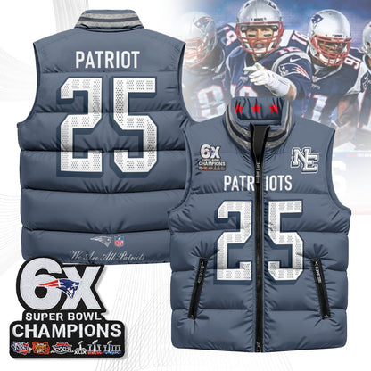 NE 6-Time Champions Unisex Puffer Vest