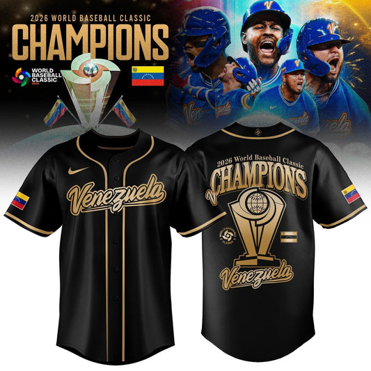Venezuela Baseball 2026 World Baseball Classic Champions Limited Edition Jersey
