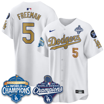 LAD 2025 World Series Champions Jersey - Stitched