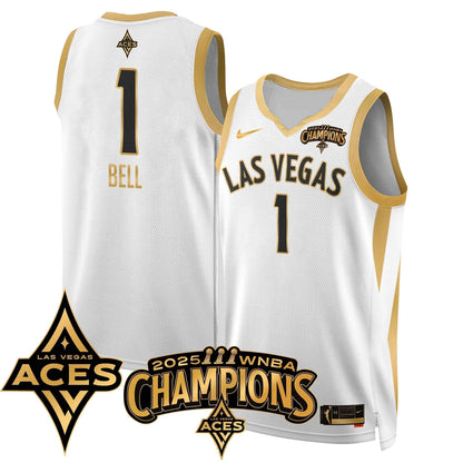 Las Vegas Aces 2025 WNBA Championship Jersey - Stitched
