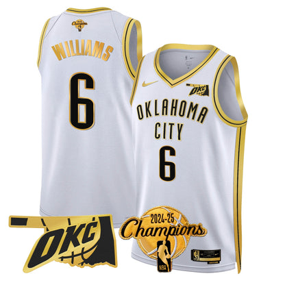 OKC 2024-25 Champions Jersey - Stitched