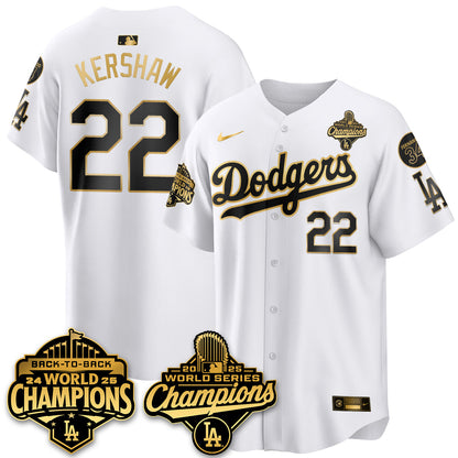 LAD 2025 World Series Champions Jersey - Stitched
