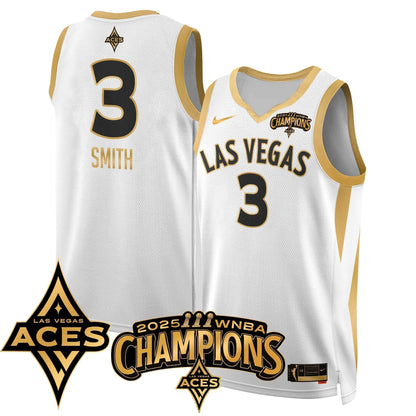 Las Vegas Aces 2025 WNBA Championship Jersey - Stitched