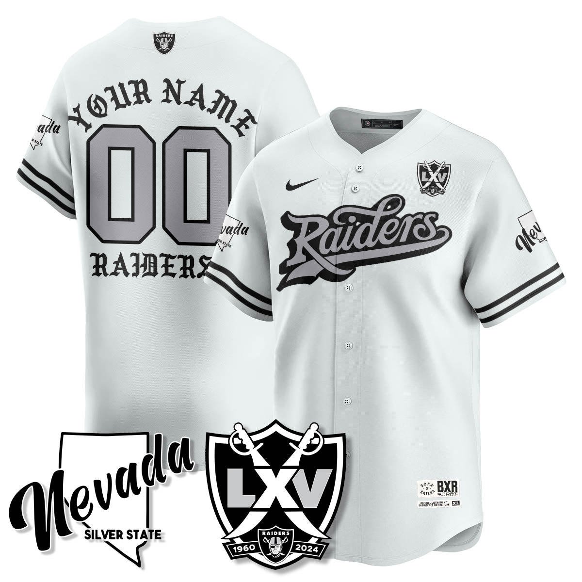 LVR Born x Raised Baseball Jersey - Stitched