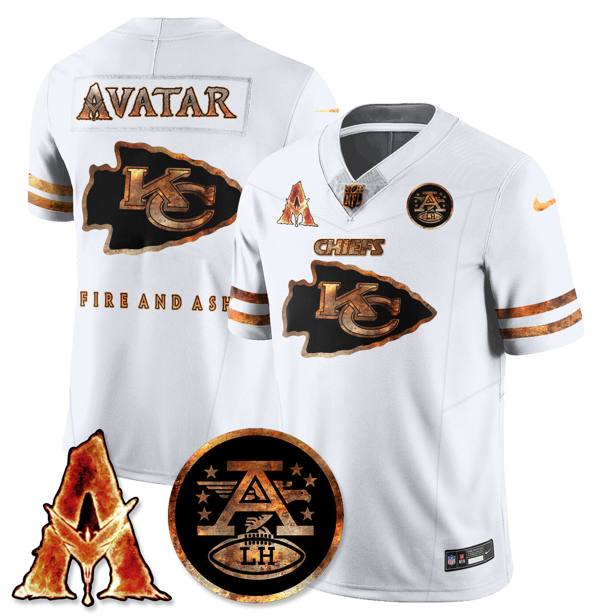 KC x Avatar 3 Fire and Ash Jersey V2 - Stitched