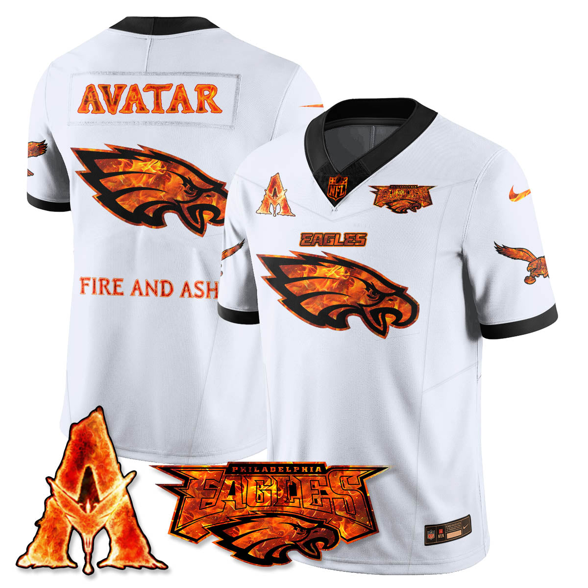 PHI x Avatar 3 Fire and Ash Jersey - Stitched
