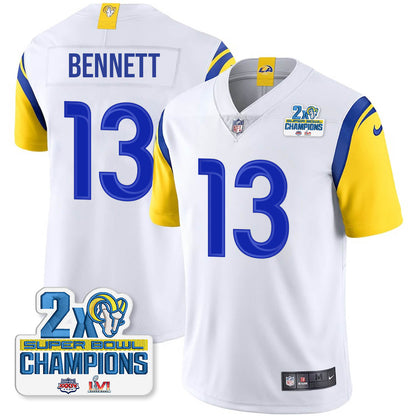 LAR 2-Time Champions Patch Vapor Limited Jersey - Stitched 1