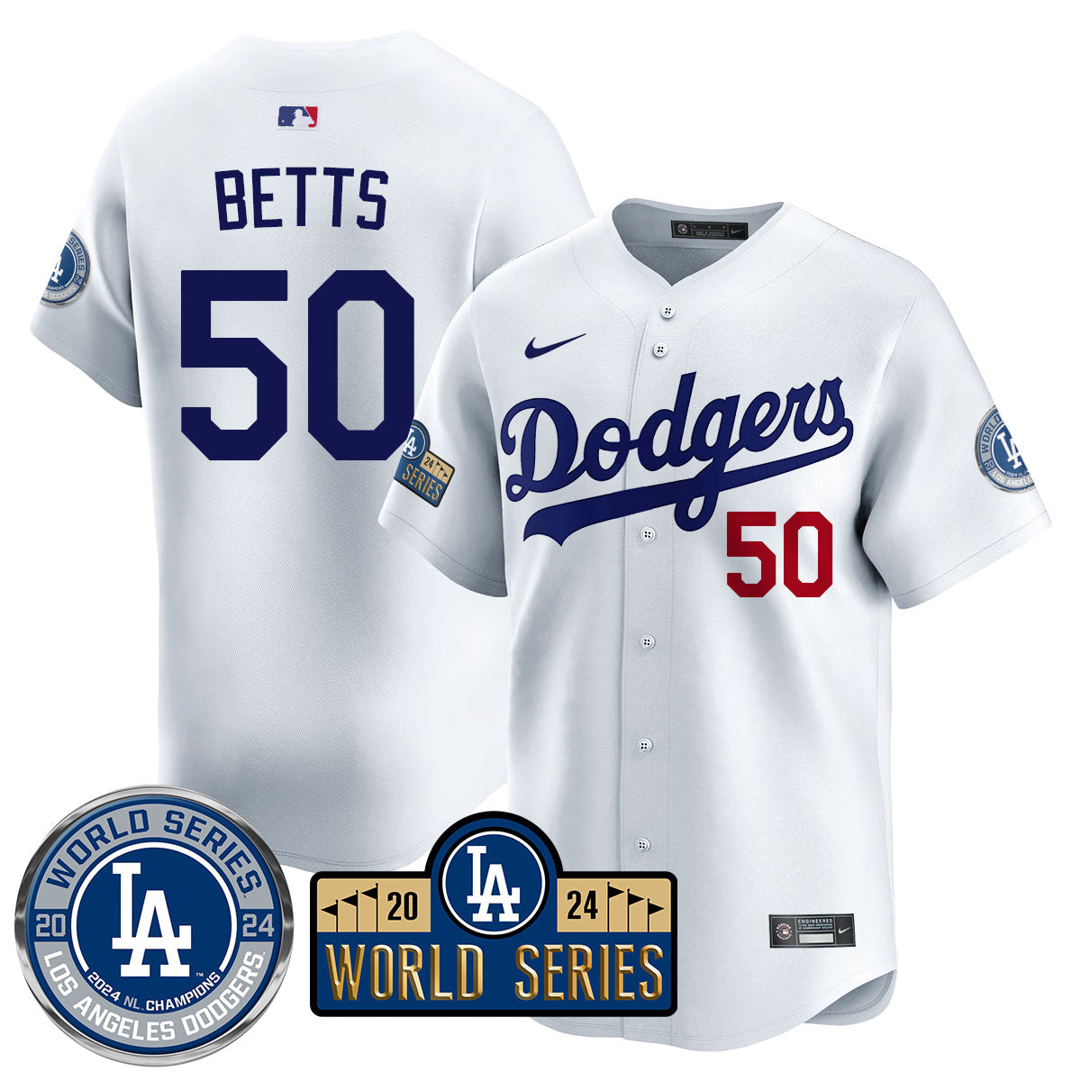 LAD World Series 2024 Jersey - Stitched