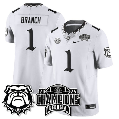 Georgia Bulldogs Gothic Vapor Limited Jersey - SEC Football Champions - All Stitched