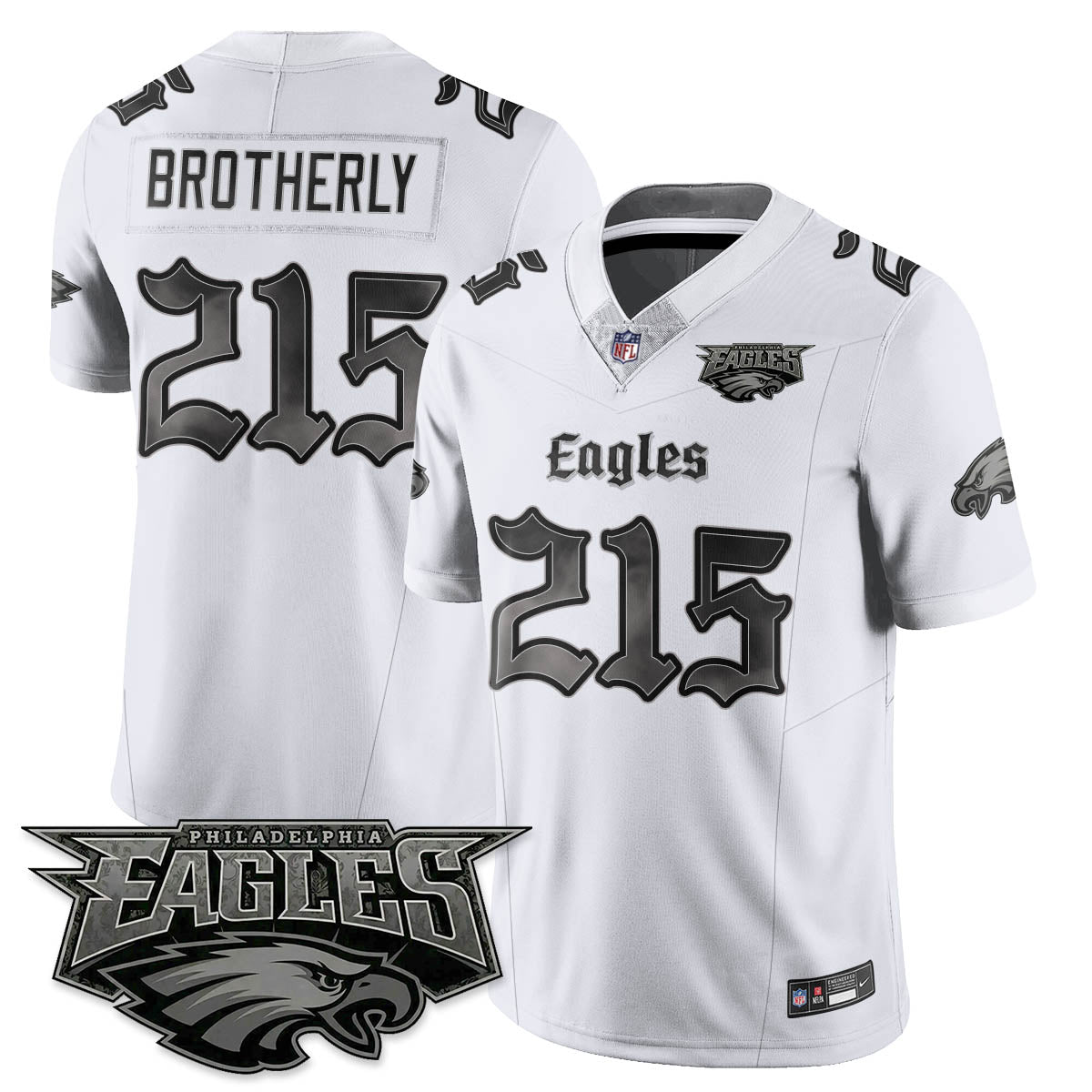 PHI 'Dark Gothic Philly' Vapor Limited Jersey - Stitched