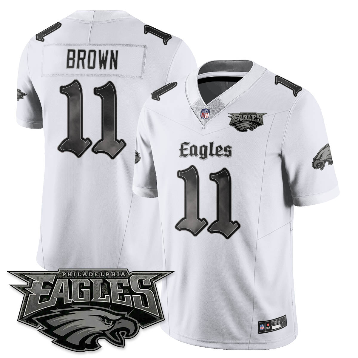 PHI 'Dark Gothic Philly' Vapor Limited Jersey - Stitched
