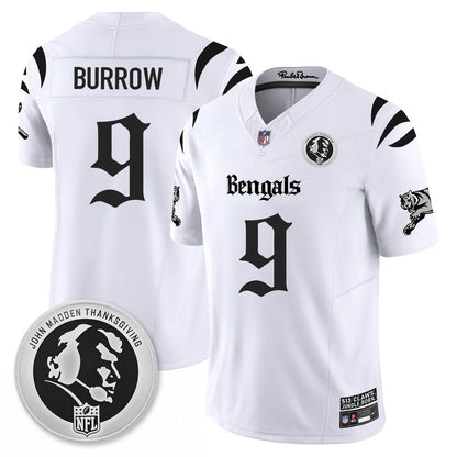 CIN Gothic Vapor Limited Jersey - John Madden Patch - Stitched