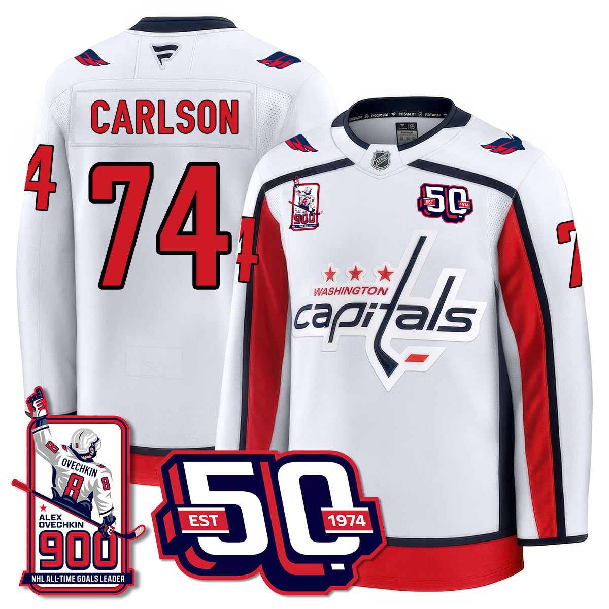 WSH 2025 Premium Jersey - 900 GOALS -  Stitched