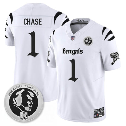 CIN Gothic Vapor Limited Jersey - John Madden Patch - Stitched