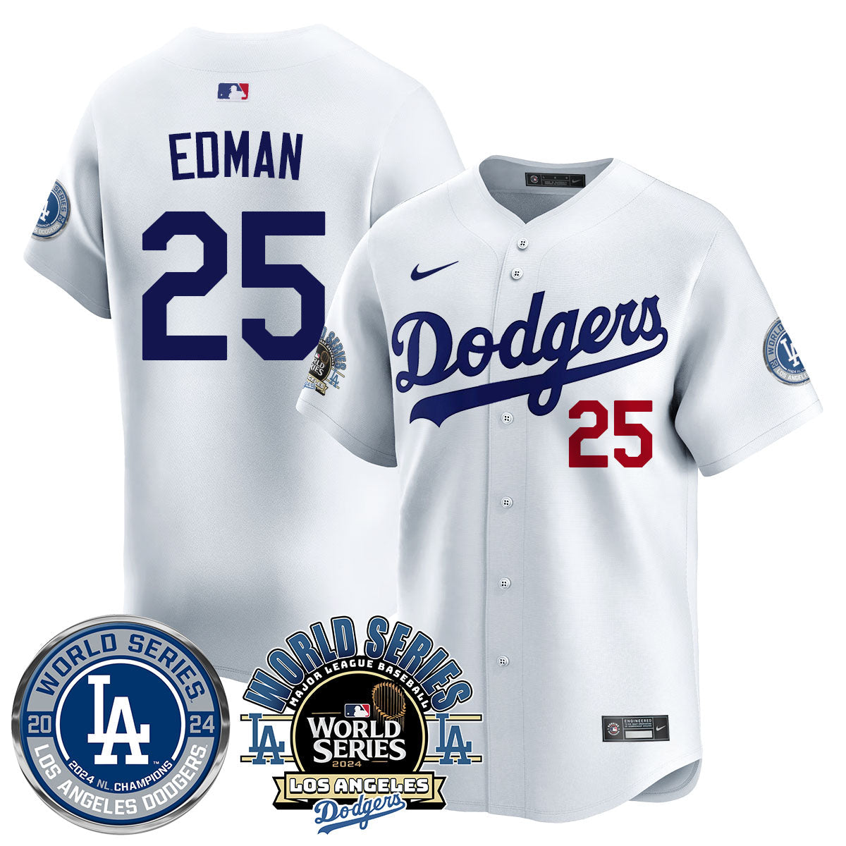 LAD World Series 2024 Jersey - Stitched