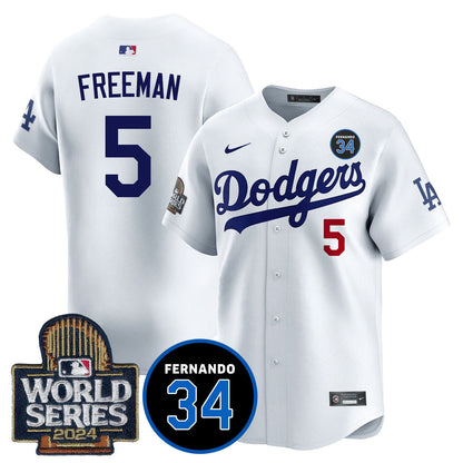 Dodgers Fernando Valenzuela Memorial Jersey - Stitched