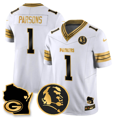 GB 4-Time Champions Vapor Limited Jersey - John Madden Patch - Stitched