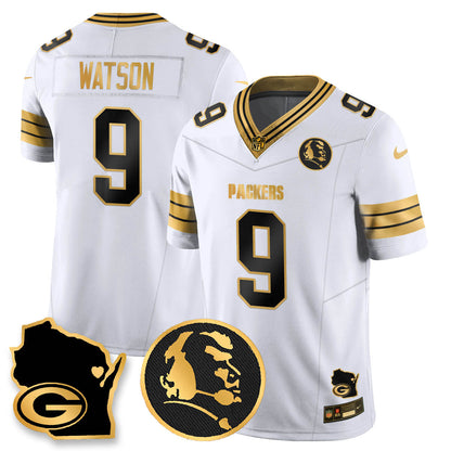 GB 4-Time Champions Vapor Limited Jersey - John Madden Patch - Stitched
