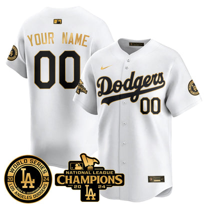 LAD World Series NL Champions Custom Jersey - Stitched