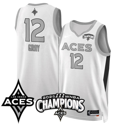 Las Vegas Aces 2025 WNBA Championship Jersey - Stitched