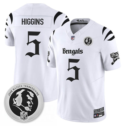 CIN Gothic Vapor Limited Jersey - John Madden Patch - Stitched
