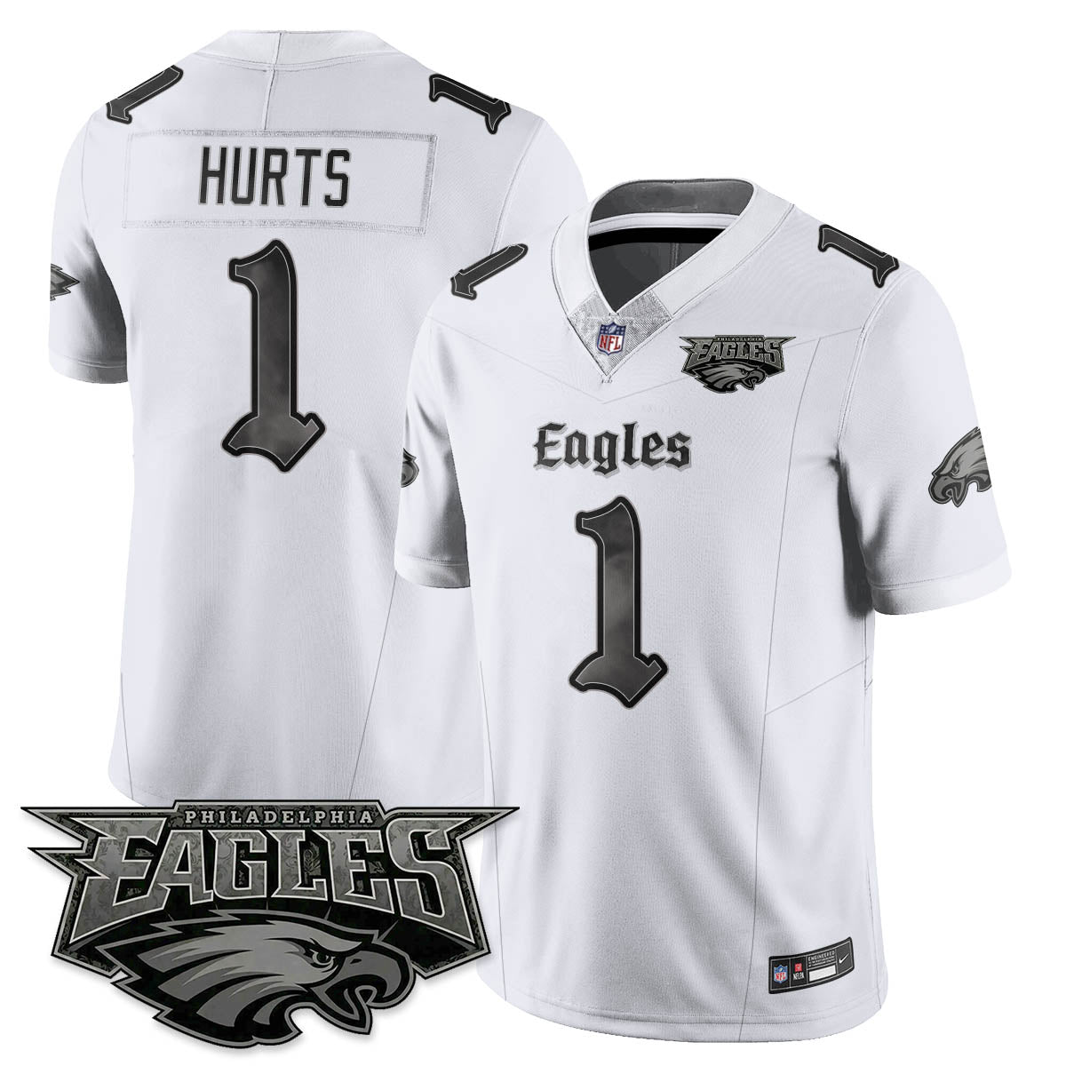 PHI 'Dark Gothic Philly' Vapor Limited Jersey - Stitched
