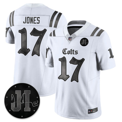IND 'Dark Gothic' Vapor Limited Jersey - Jim Irsay Patch - Stitched