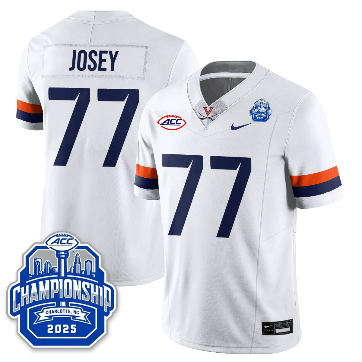 Virginia Football ACC Championship Vapor Limited Jersey - Stitched