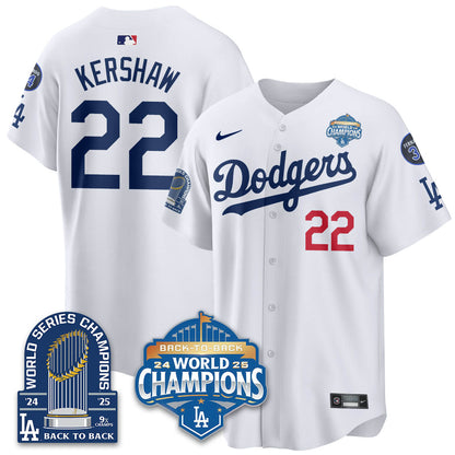 LAD 2025 World Series Champions Jersey - 9x Champs - Stitched