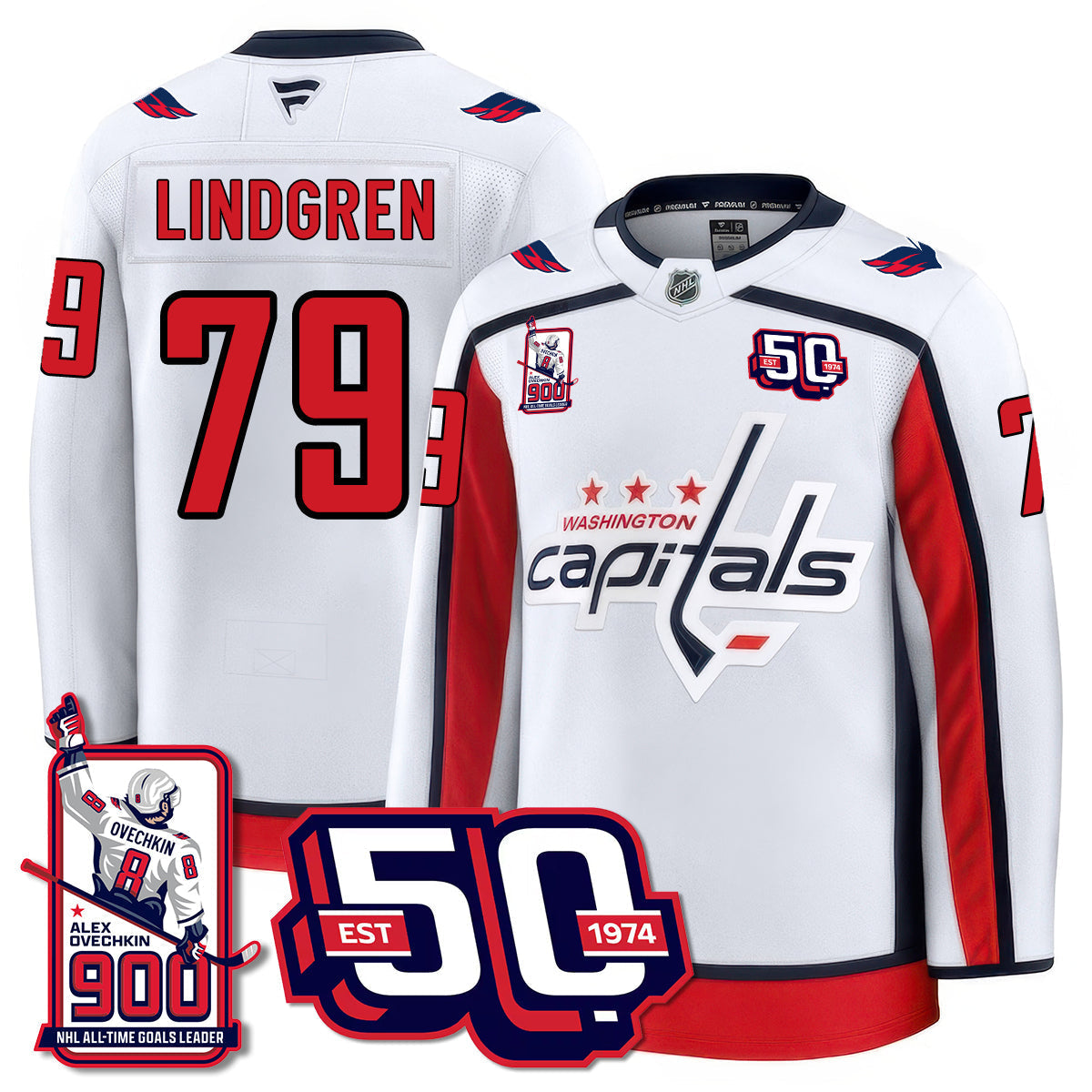 WSH 2025 Premium Jersey - 900 GOALS -  Stitched